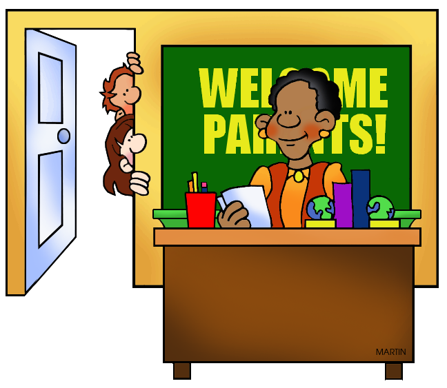 School Clip Art by Phillip Martin, Parent / Teacher Conferences.