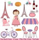 Paris France Clipart.