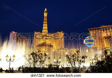 Stock Photography of Paris hotel and casino Las Vegas, Nevada.