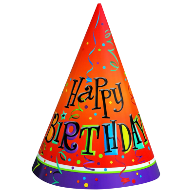 Download BIRTHDAY HAT Free PNG transparent image and clipart.