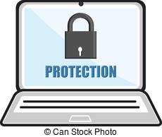 Clip Art of Password protected concept with key csp9177372.