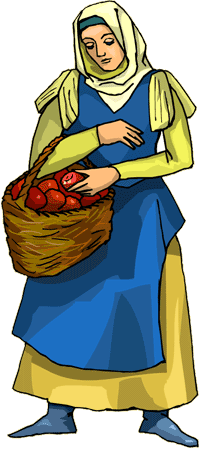 peasant woman motif.