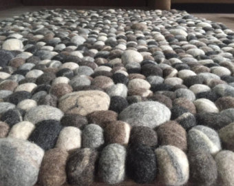 Pebble rug.