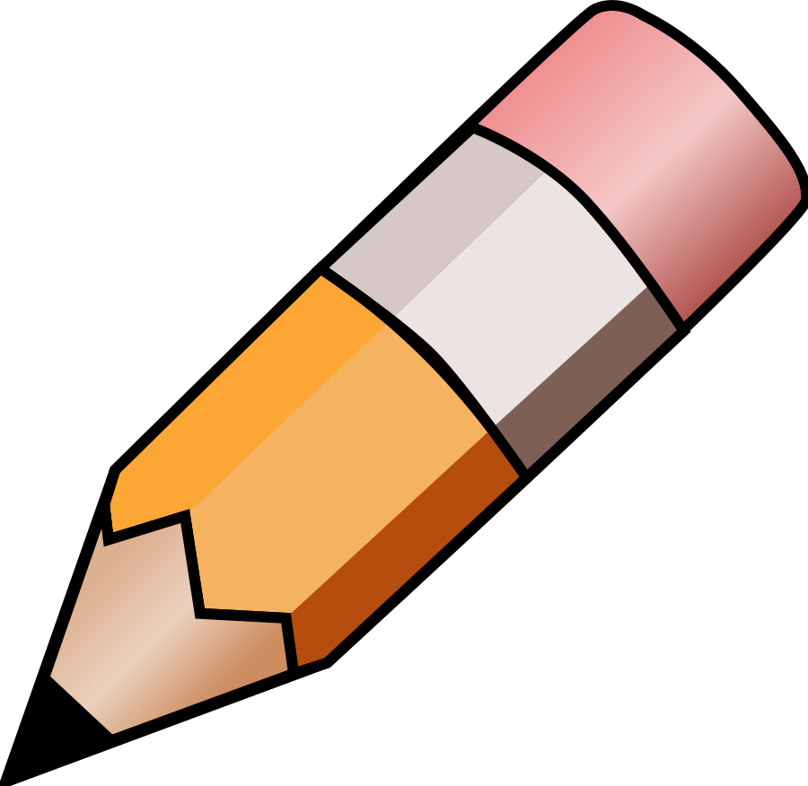 Pencil And Paper Clipart.