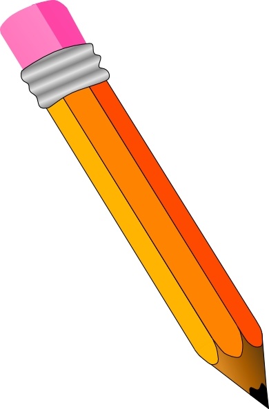 Pencil clip art Free vector in Open office drawing svg.