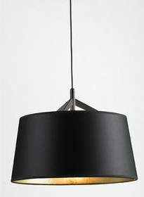 Living Pendant Lamp Lg.Black.