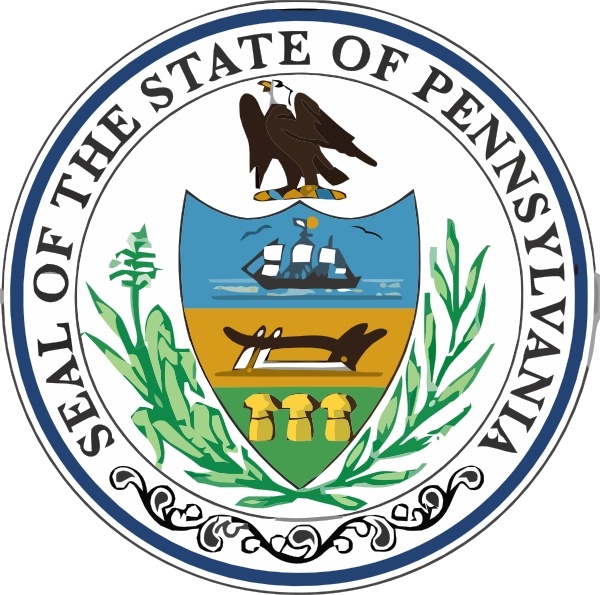 Pennsylvania State Seal clip art Free vector in Open office.