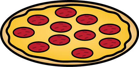 Whole Pepperoni Pizza Clip Art.