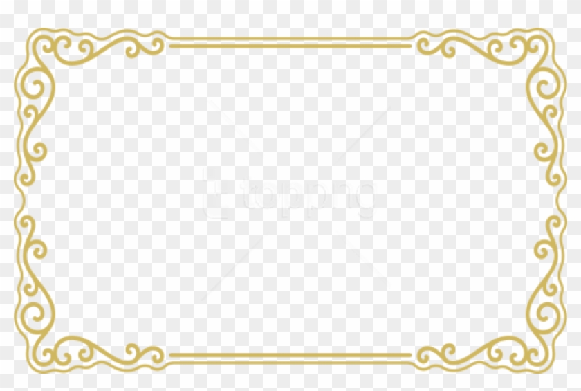 Free Png Gold Border Frame Png.