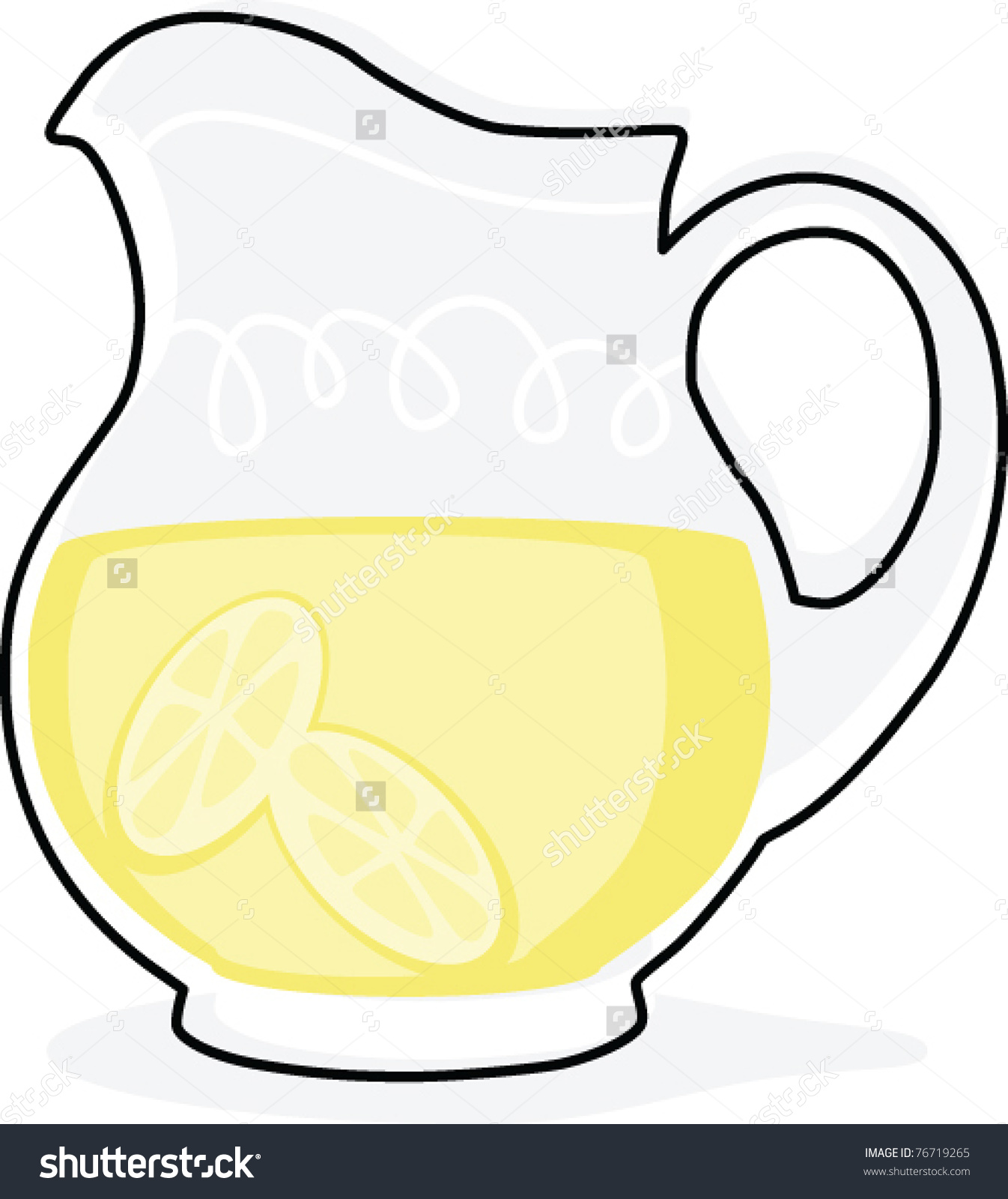 Lemonade Pitcher Clipart.