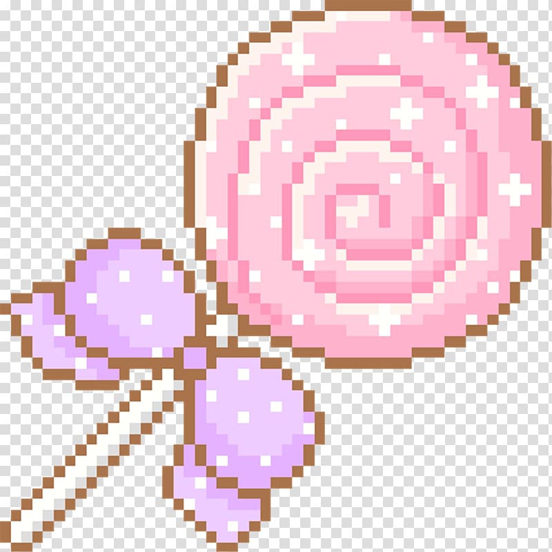 Pixel art, cute pastel border transparent background PNG.