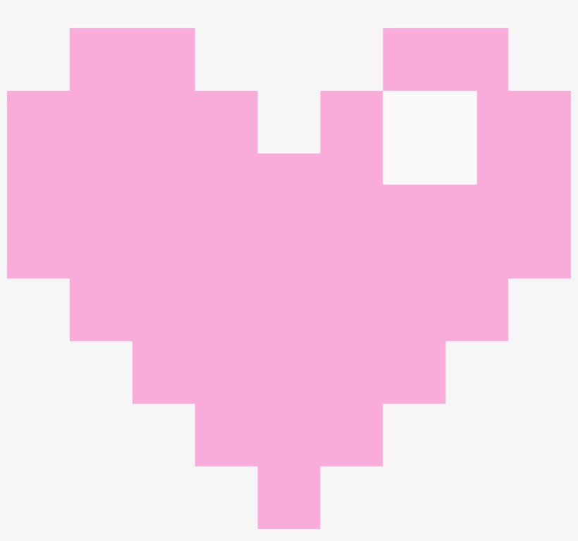 Pink Pixel Heart Png.