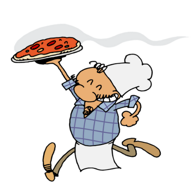 Pizza maker clipart.