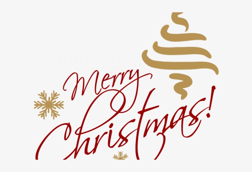 Merry Christmas Text Clipart Picsart Png.