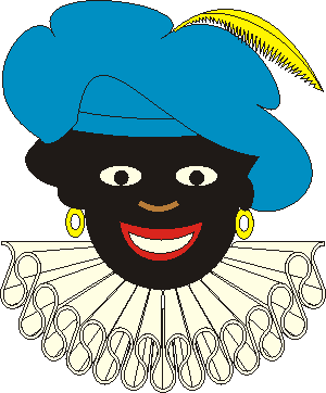 Zwarte piet clipart.