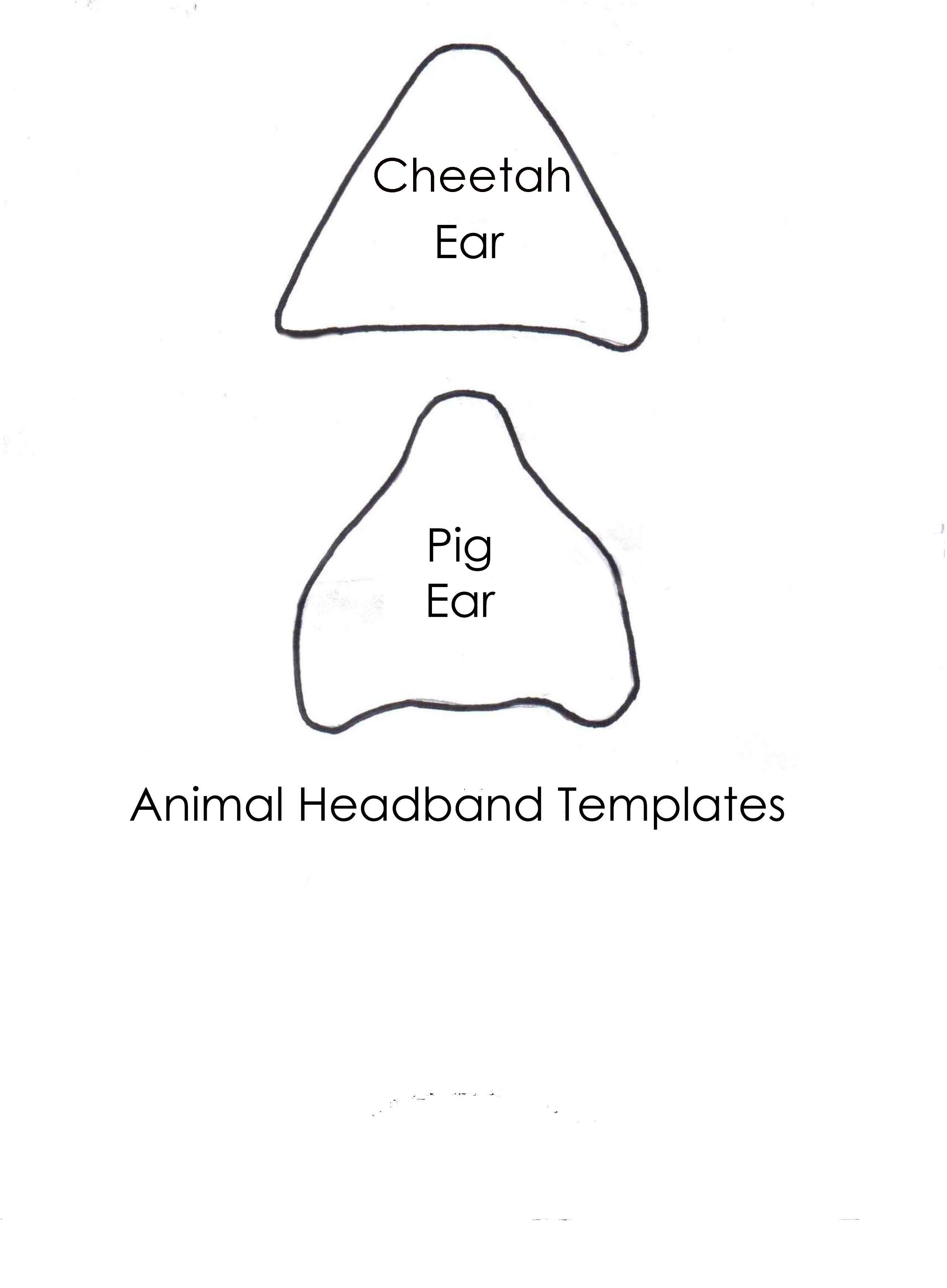 Showing post & media for Cartoon ear templates.