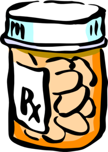 Free pill bottle clipart.