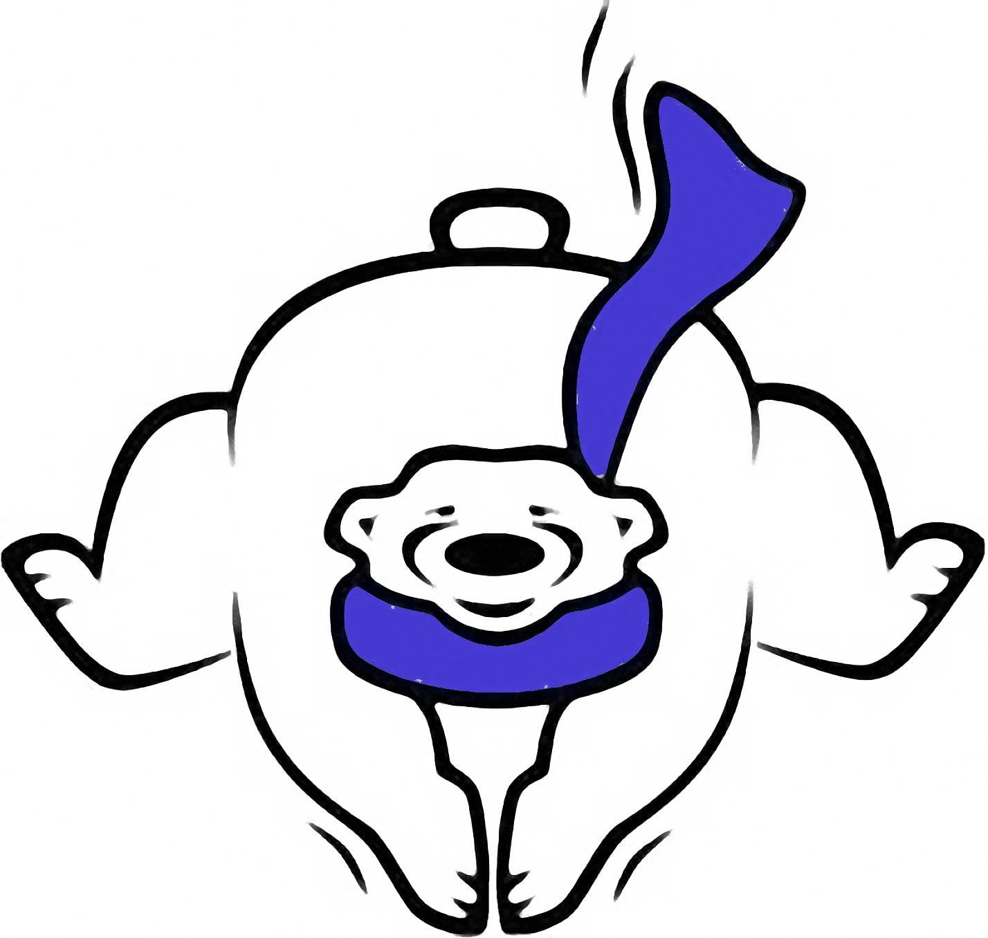 Polar Bear Plunge Clipart.