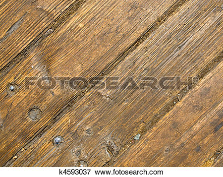 Picture of Old and Weathered Wooden Plank Floor Boards k4593037.