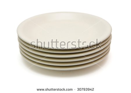 Pile Of Plates Stock Photos, Royalty.