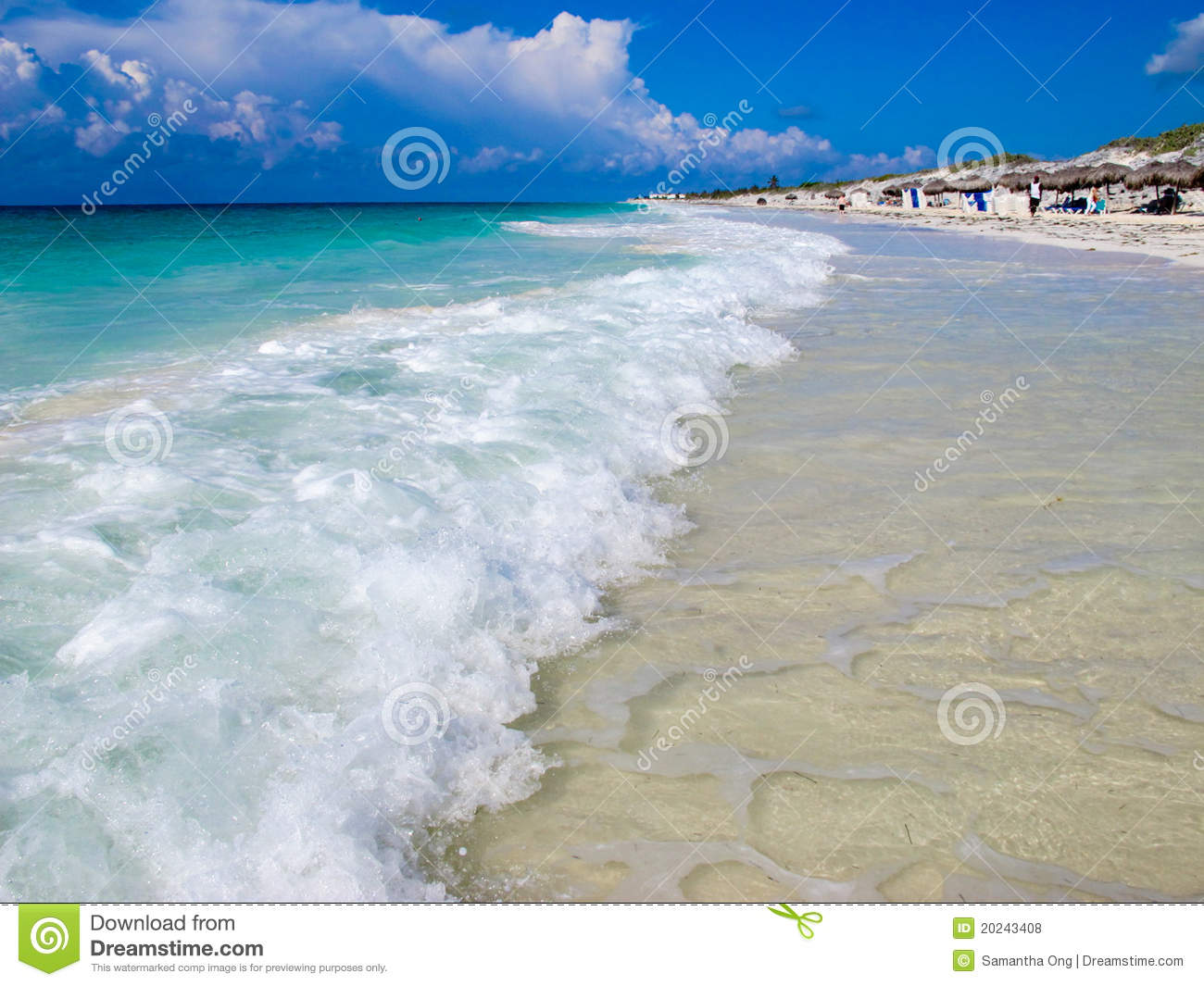 Playa Blanca (Beach), Cayo Largo, Cuba Royalty Free Stock Photos.