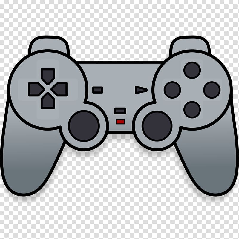 Gray game controller illustration, PlayStation 2 PlayStation.