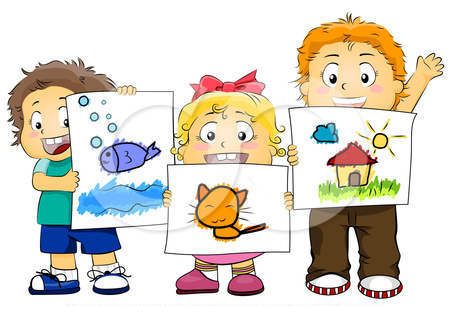 Art For Kids Clipart Preschool Tired.