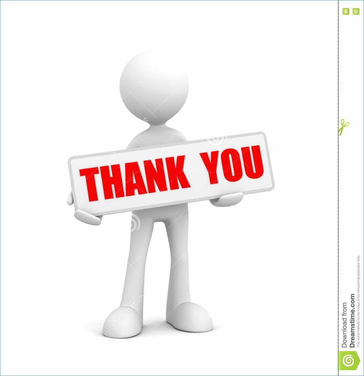 Presenter media powerpoint Likeable 3D clipart thank you.