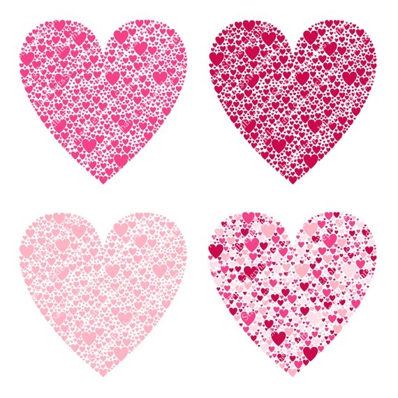 Pretty Hearts Clipart.