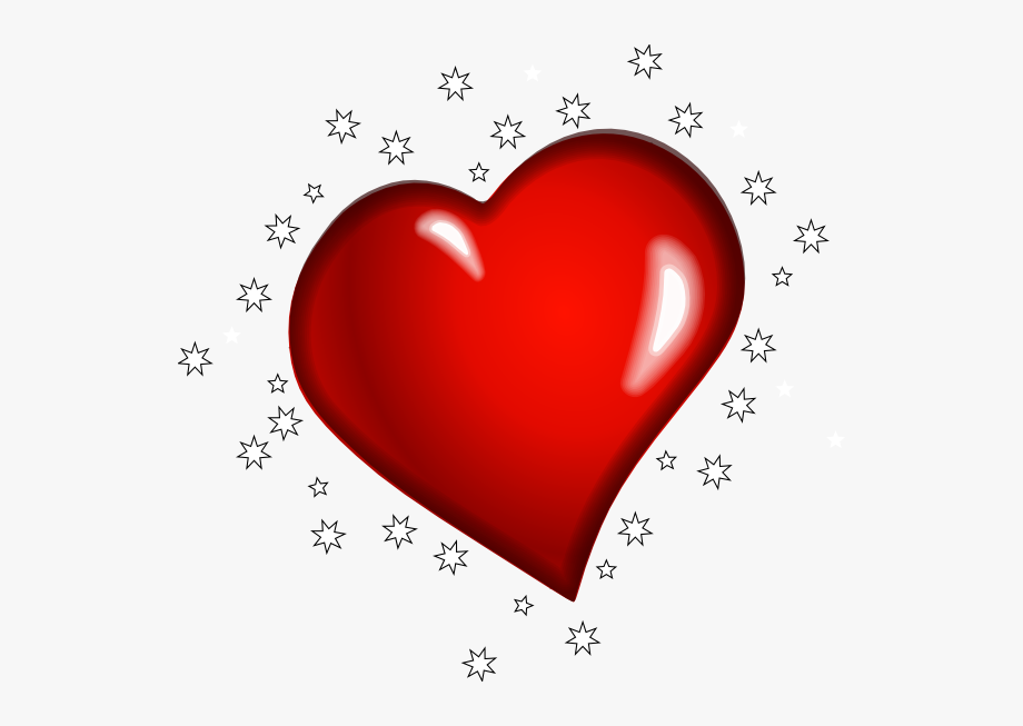 Primitive Heart Clipart.