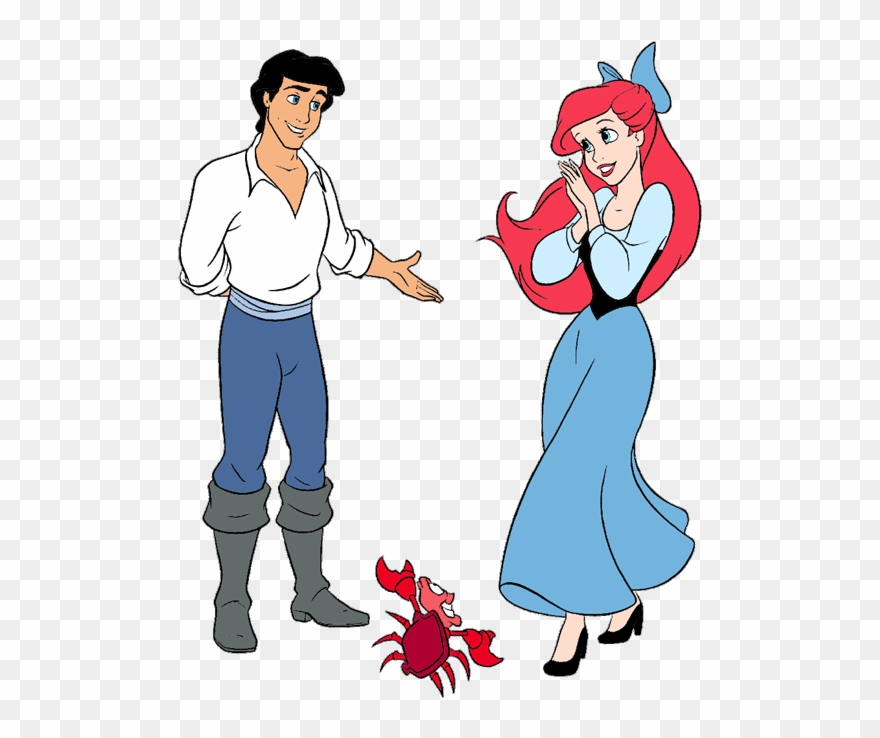 Ariel And Eric Clip Art 2 Disney Clip Art Galore Little.