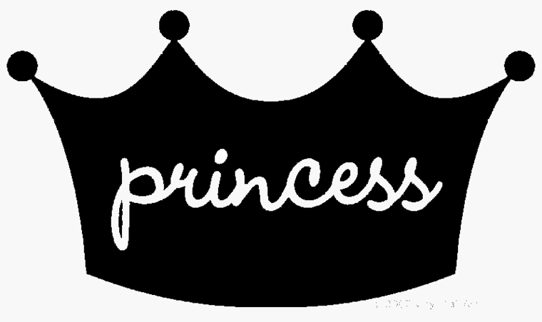 Black princess crown clipart.