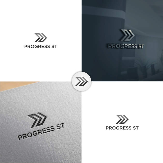 Design an inspiring logo for Progress St., to convey hope.