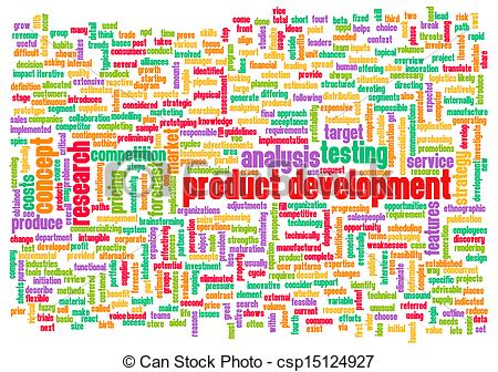 Clip Art of Product Development Step and Phase as Concept.