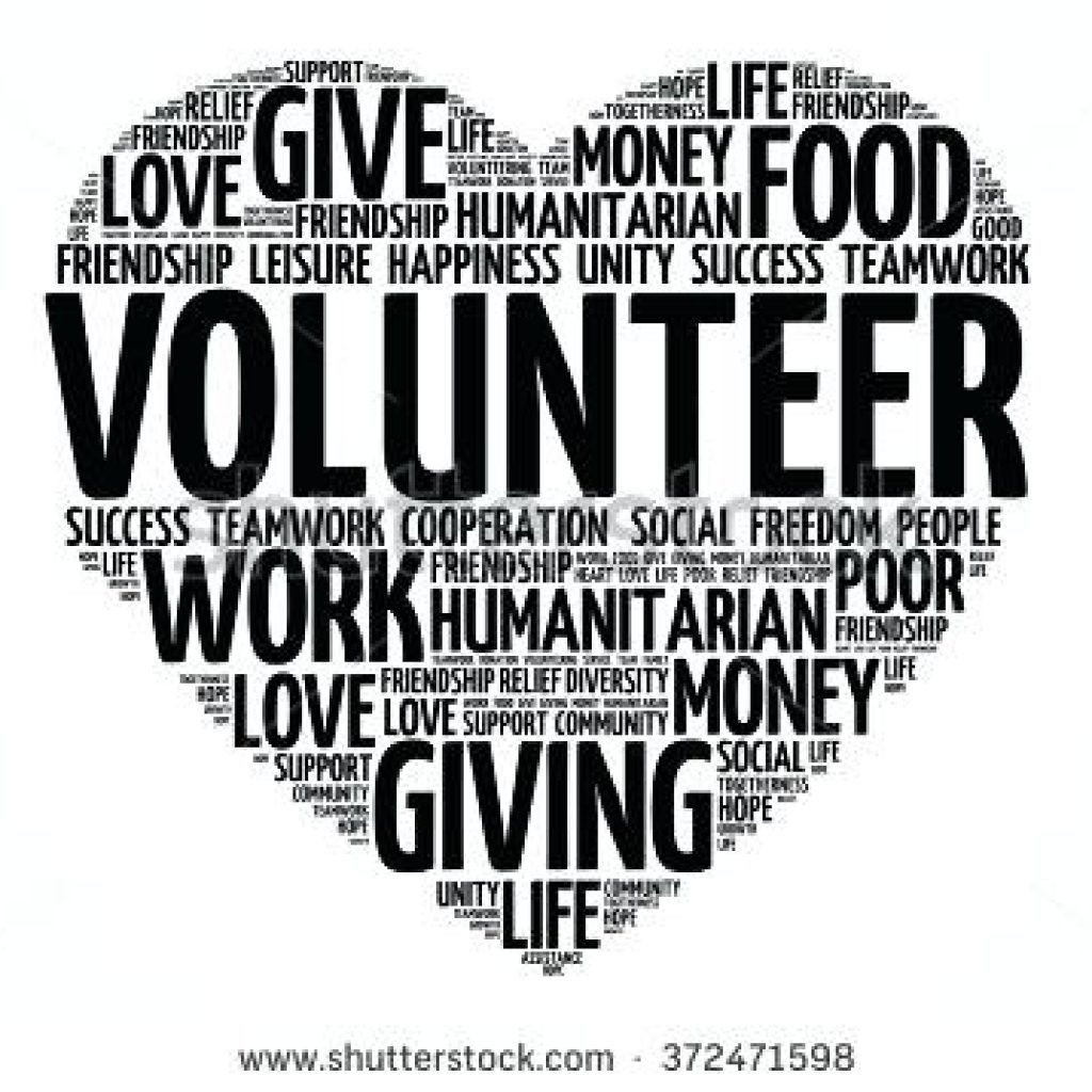 1078 Volunteer free clipart.