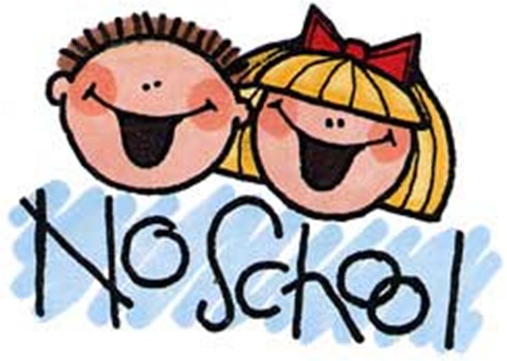 No School Monday Clipart.