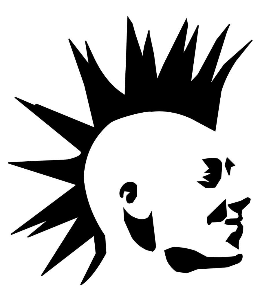 Punk Silhouette at GetDrawings.com.