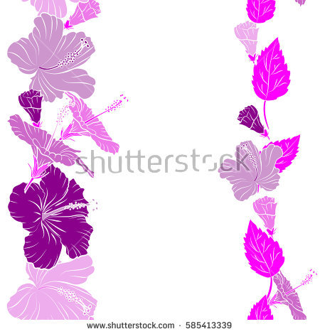 Vector Lotos On Purple Background Stock Vector 85312315.