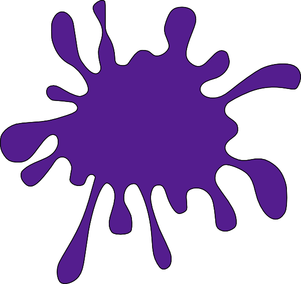 Purple Paint Clipart.