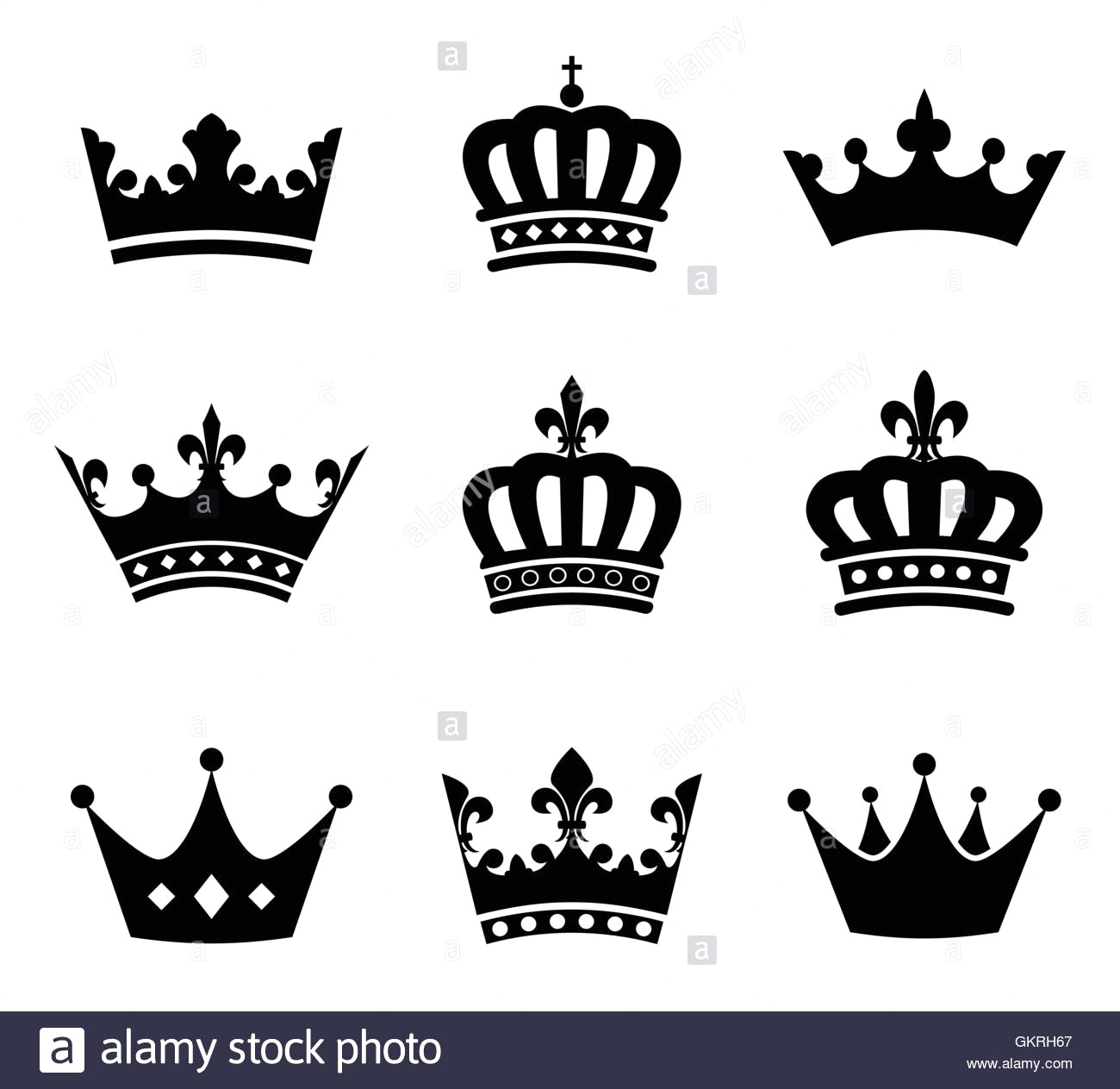 King And Queen Crown Vector at GetDrawings.com.