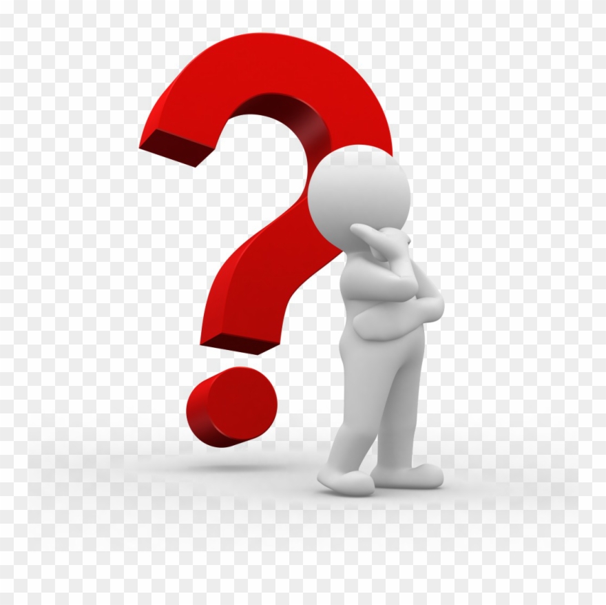 Person Thinking With Question Mark Clipart (#43970).