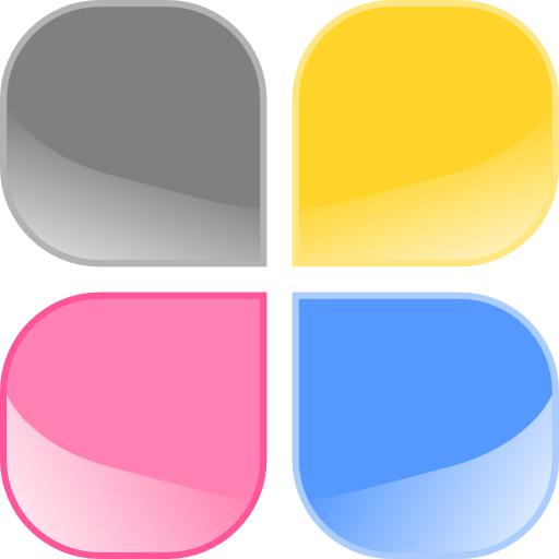 Jelly Buttons Square With Rounded Corners Clipart.