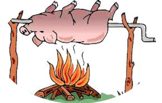 Free Pig Roast Clip Art.