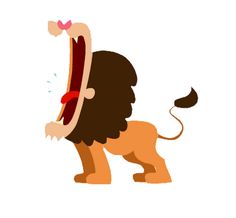 Lion Roar Clipart.