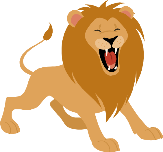 Clipart Lion Roaring.