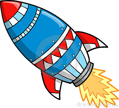 Free Rocket Clipart.