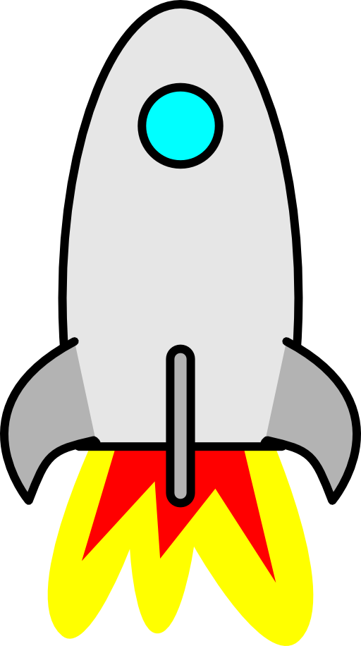 Rocket Ship Clipart Free.