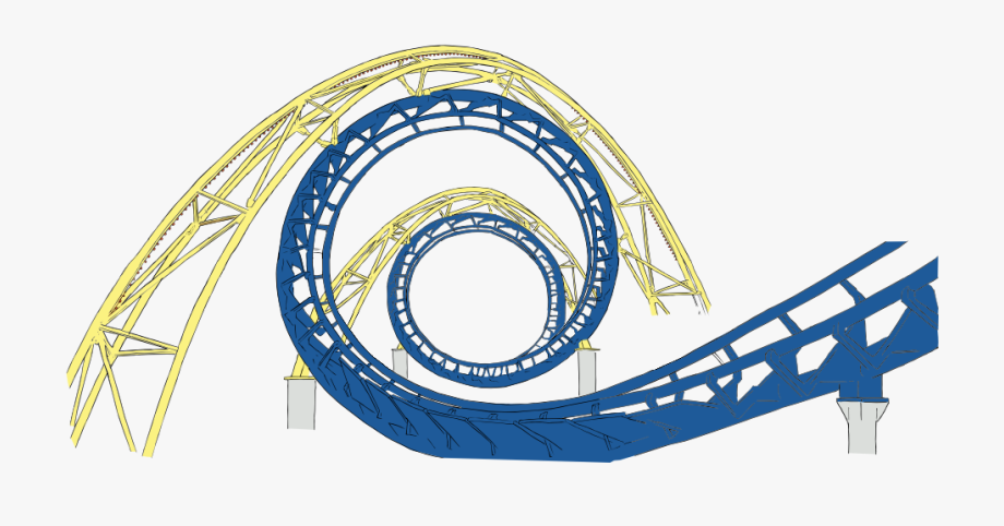 Roller Coaster Track Clipart , Transparent Cartoon, Free.