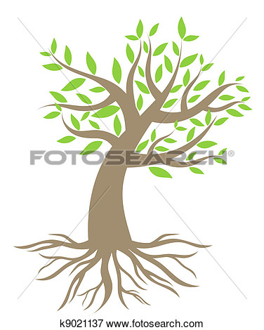 Clipart Rooted Tree.