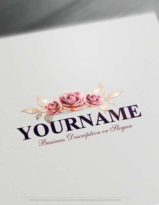 Free Flowers Logo Maker.